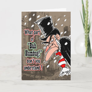 Scroogeのクリスマスカード シーズンカード