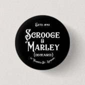 Scrooge及びMarleyの休日Pin -ストッキングの詰め物 缶バッジ (正面)