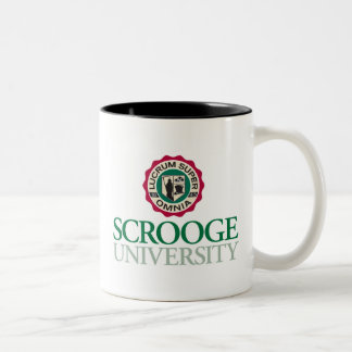 Scrooge大学ロゴのコーヒー・マグ ツートーンマグカップ