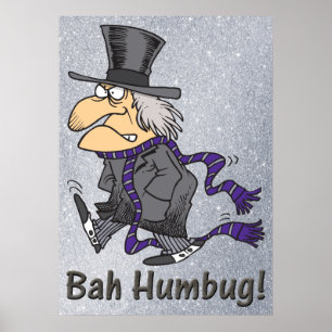 Scrooge & Bah Humbug Poster ポスター