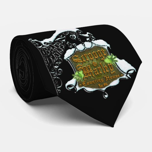 ScroogeHauntedSign ネクタイ (ロール)