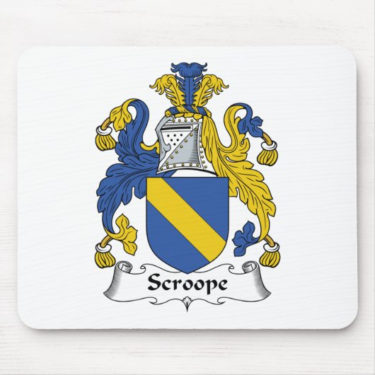 Scroopeの家紋 マウスパッド (正面)