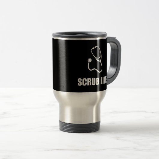 Scrub Life Funny博士 トラベルマグ (正面右)