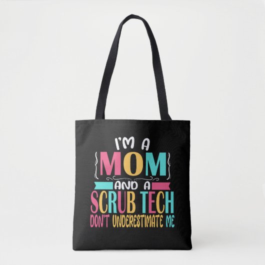 Scrub Tech Mom Surg Technologist Technician Gift トートバッグ (正面)