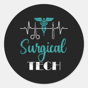 Scrub Tech Surgical Tech Weekテクノロジー専門技術者 ラウンドシール