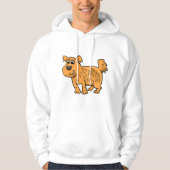 Scruffy Orange Puppy Dog パーカ (正面)