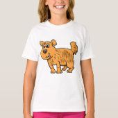 Scruffy Orange Puppy Dog Tシャツ (正面)