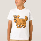 Scruffy Orange Puppy Dog Tシャツ (正面)