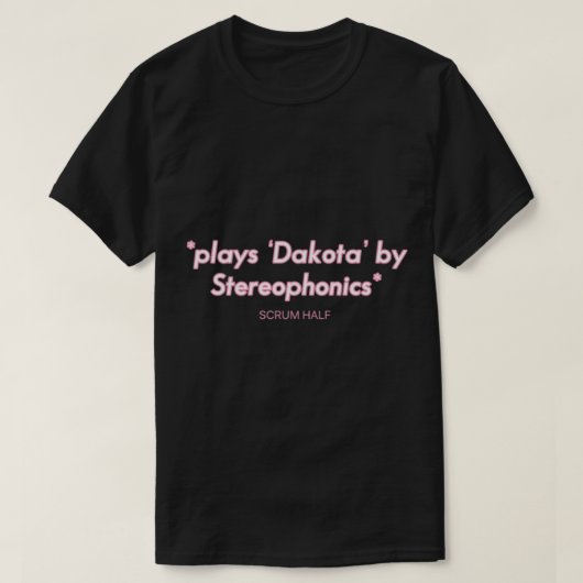 SCRUM HALF 'Dakota'バイステレオデザインWattpa Tシャツ (デザイン正面)