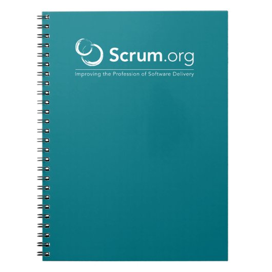 Scrum.orgはノートを決め付けました ノートブック (正面)