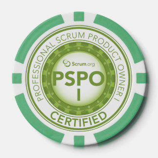 Scrum.orgトランプのポーカーチップ – PSPO認定 ポーカーチップ