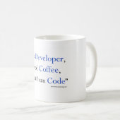 Scrumologyのユーザーの物語のマグ-コーヒー版 コーヒーマグカップ (正面右)