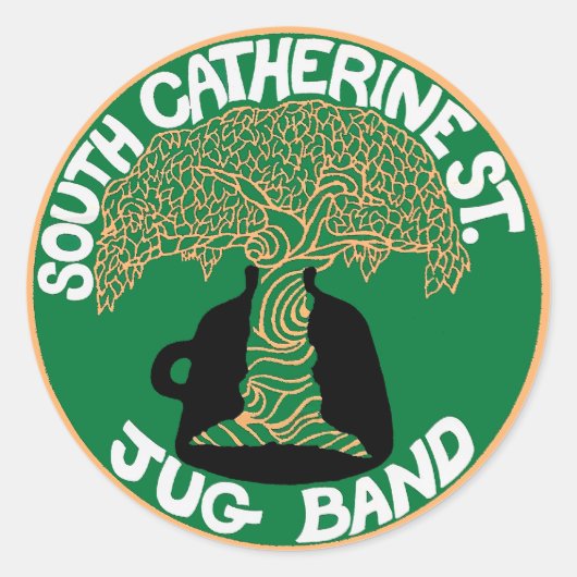 SCSJBオリジナルロゴシール ラウンドシール (正面)