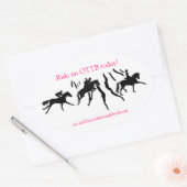 SCTロゴシール 楕円形シール (封筒)