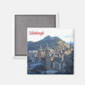 SCT004 EDINBURGH，スコットランド，冷蔵庫 マグネット (正面/裏面)