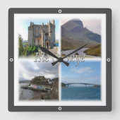 SCT005 SCOTLAND, the isle of skye, スクエア壁時計 (正面)