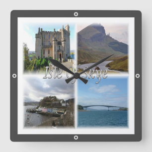 SCT005 SCOTLAND, the isle of skye, スクエア壁時計