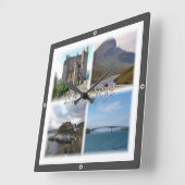 SCT005 SCOTLAND, the isle of skye, スクエア壁時計 (傾斜)