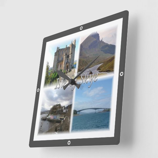 SCT005 SCOTLAND, the isle of skye, スクエア壁時計 (傾斜)