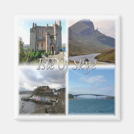 SCT005 SCOTLAND, the isle of skye, 冷蔵庫用マグネット マグネット (正面)
