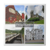 SCT008 PITLOCHRY，スコットランド， タイル (正面)