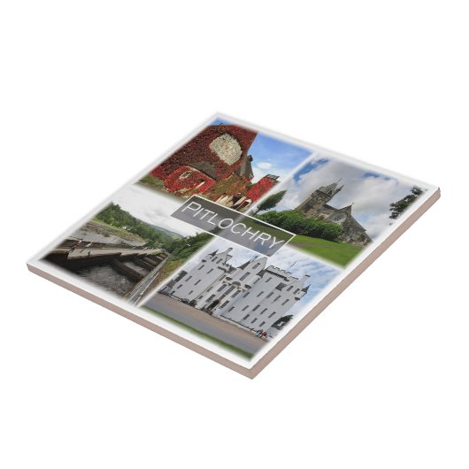 SCT008 PITLOCHRY，スコットランド， タイル (側面)