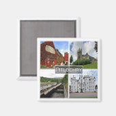 SCT008 PITLOCHRY，スコットランド，冷蔵庫 マグネット (正面/裏面)