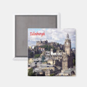 SCT019 EDINBURGH，スコットランド，ヨーロッパ，冷蔵庫 マグネット (正面/裏面)