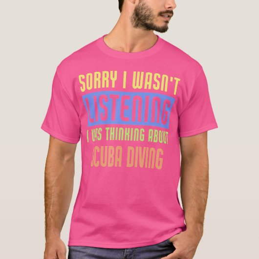 Scubの事聞で悪かった考えよ Tシャツ (正面)