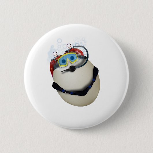 SCUBAエッグ – ベンチャー 缶バッジ (正面)