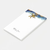 Scuba Cat Diving Blue Wet Suit ポストイット (アングル)