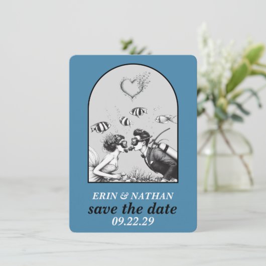 Scuba Couple Save the Date セーブザデート (スタンド正面)