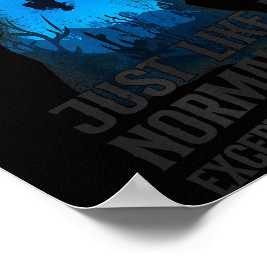 Scuba Diver Diving Dad Just Like A Normal Dad  ポスター (角)