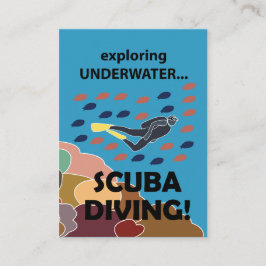 Scuba Diver Diving Instructor 名刺