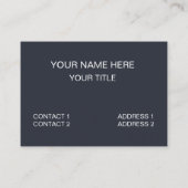 Scuba Diver Diving Instructor 名刺 (裏面)