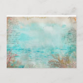 Scuba Diver Diving underwater ポストカード (裏面)