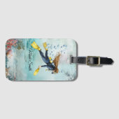 Scuba Diver Diving underwater  ラゲッジタグ (正面横)