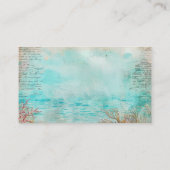 Scuba Diver Diving underwater 名刺 (裏面)