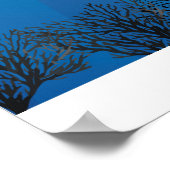 Scuba Diver in a Fish Shoal ポスター (角)