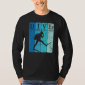 Scuba Diver Periodic Table Elements Scuba Diving R Tシャツ (正面)