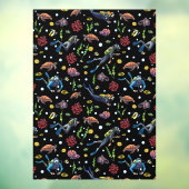 Scuba Divers Ocean Coral Tropical Fish Dive Shop ウィンドウサイン (シート3)