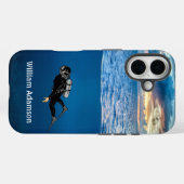 Scuba Diving at Sunset personalize Case-Mate iPhoneケース (裏面 (横))