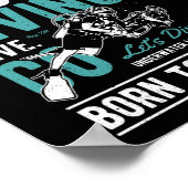 Scuba Diving Born To Dive | Sports ポスター (角)