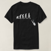 Scuba Diving Evolution Underwater Scuba Diver Gift Tシャツ (デザイン正面)