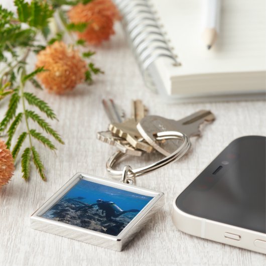 Scuba Diving Excavation キーホルダー (側面)