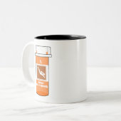 Scuba Diving Is My Drug ツートーンマグカップ (正面左)