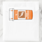 Scuba Diving Is My Drug 長方形シール (バッグ)