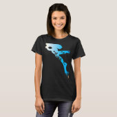 Scuba Diving Marine Diver Aquatic Ocean Dive Reefs Tシャツ (正面フル)