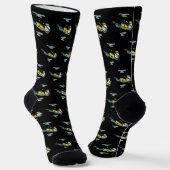 Scuba Diving Stickman ソックス (傾斜あり)