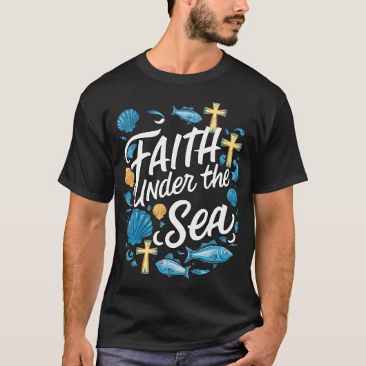 Scuba Vbs Squad Vacation Bible School Christian Te Tシャツ (正面)